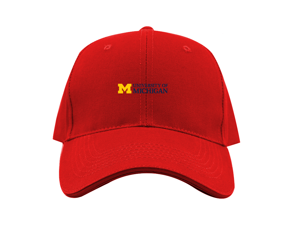 University of Michigan Logo Dad Baseball Cap Hat