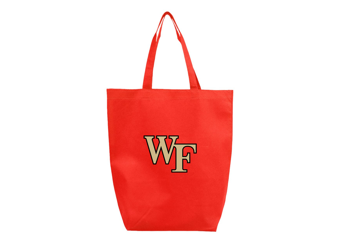 Wake Forest Demon Deacons Q-Tees Non-Woven Gusset Bottom Tote