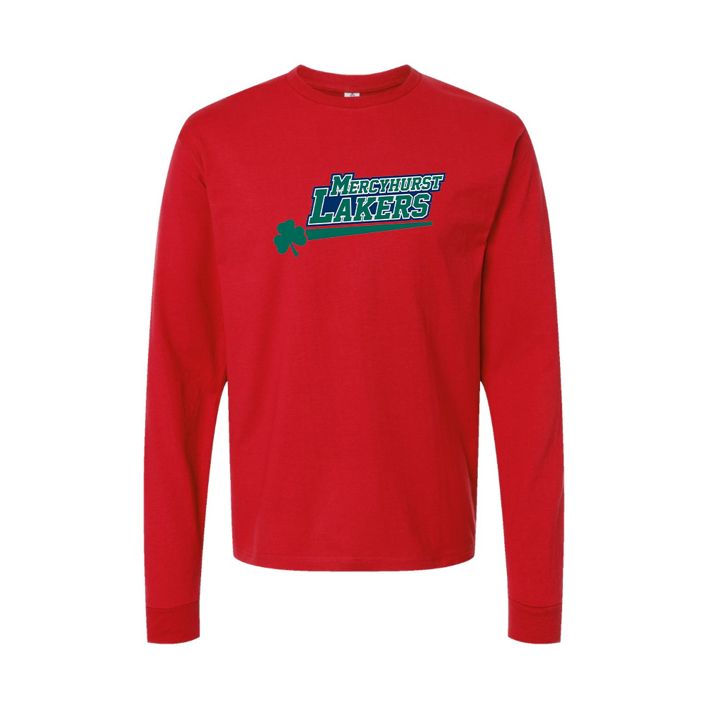 Youth Mercyhurst Lakers Logo Cotton Long Sleeve T-Shirt