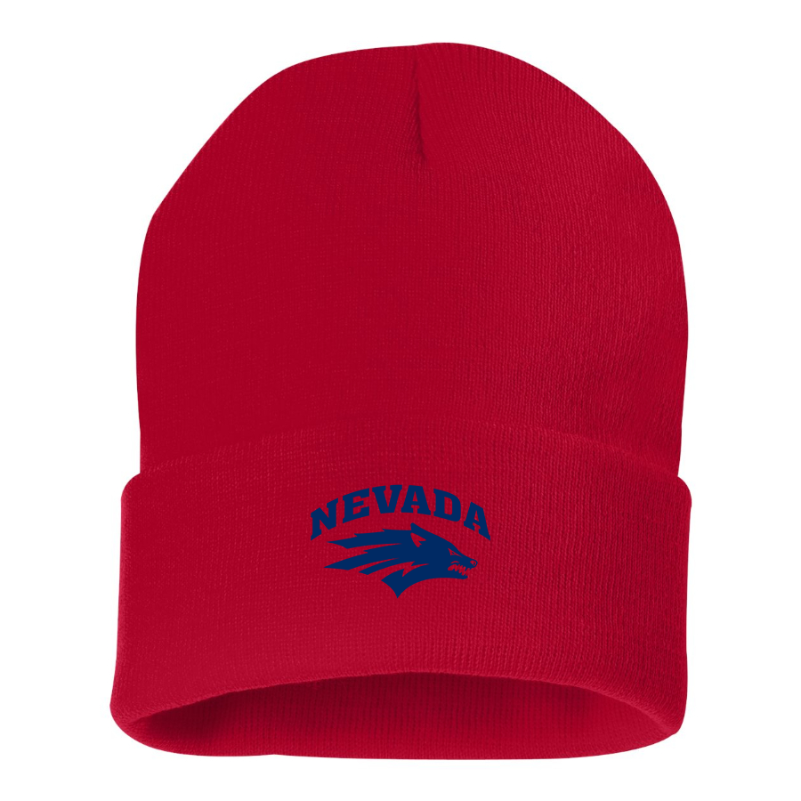 Nevada Wolf Pack Logo Beanie Hat