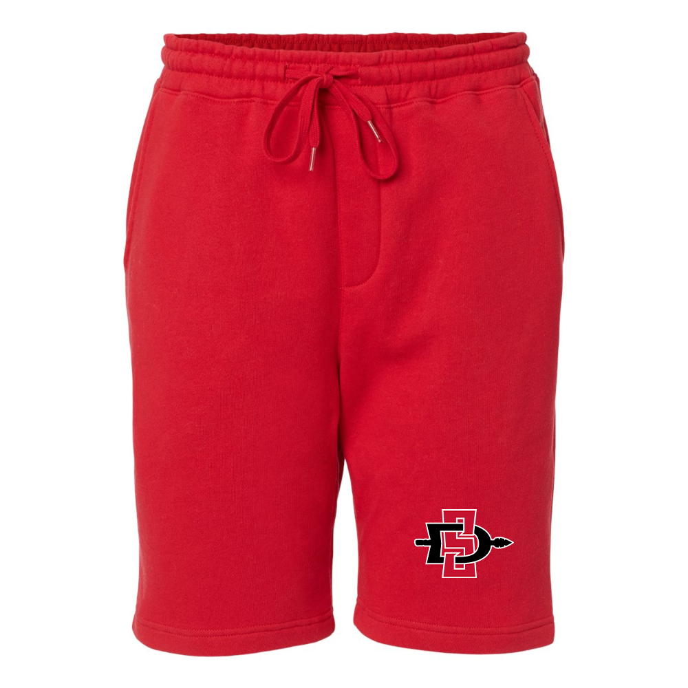 Men's San Diego State Aztecs Logo Independent Trading Co Midweight Fleece Shorts