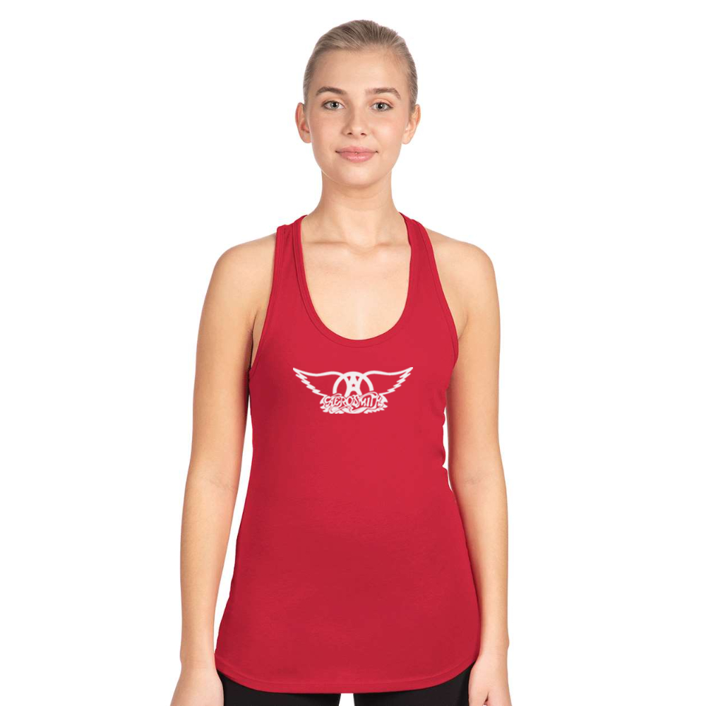 Women's Aerosmith Logo Next Level Ideal Racerback Tank