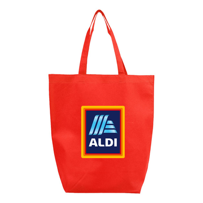 Aldi Logo Q-Tees Non-Woven Gusset Bottom Tote