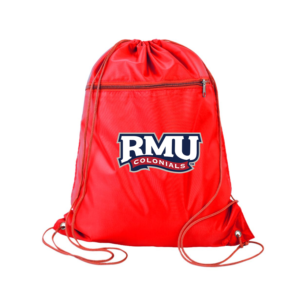 Robert Morris Colonials Logo Q-Tees - Polyester Cinchpack