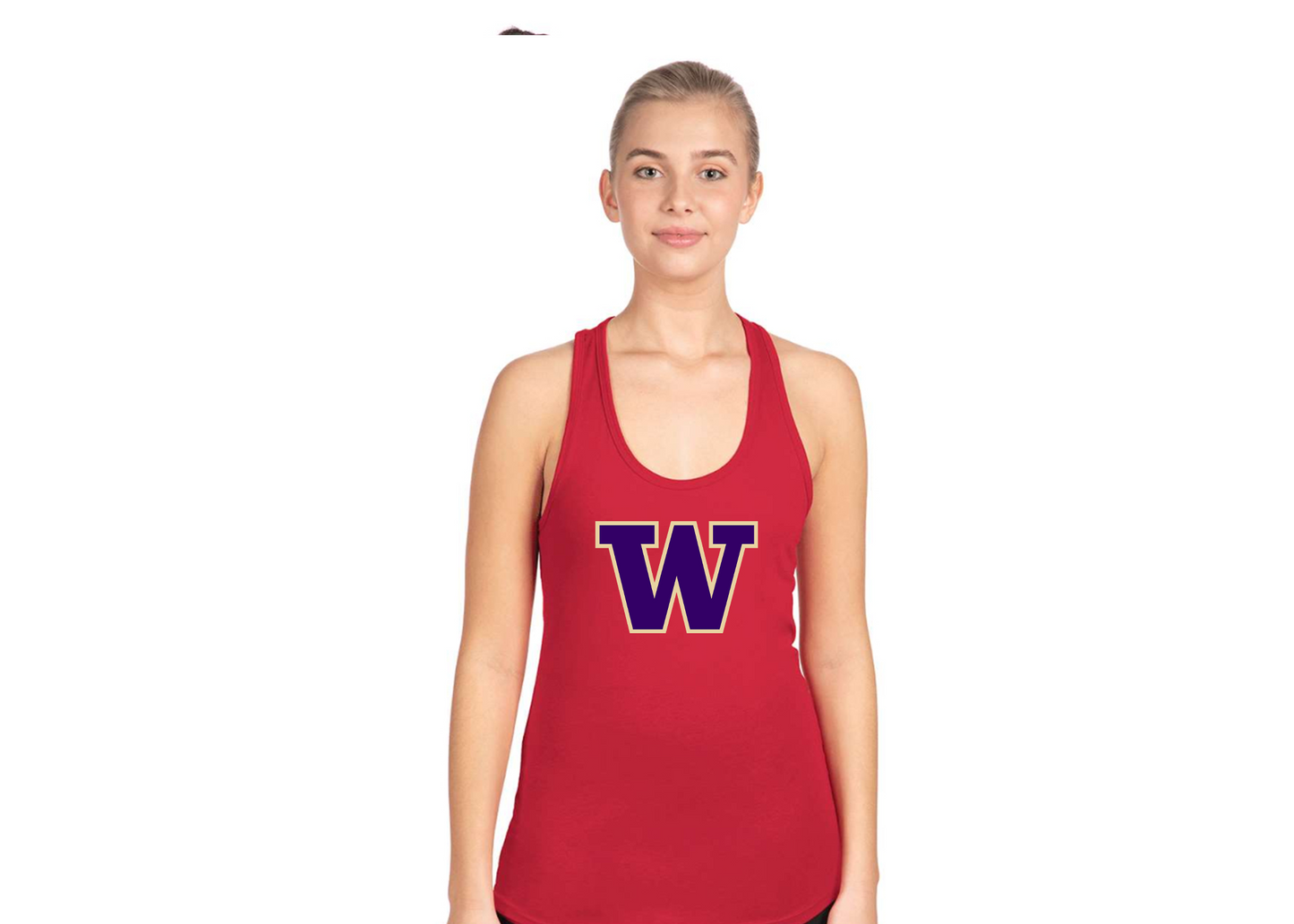 Women's Washington Huskies Next Level Ideal Racerback Tank