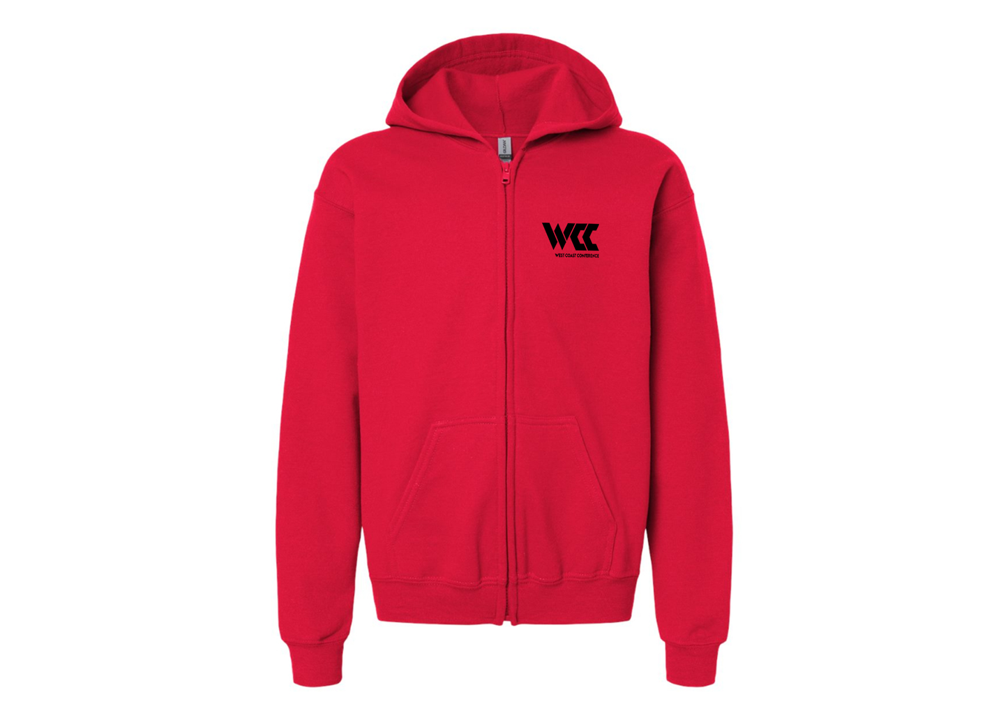 Gildan Heavy Blend Youth West Coast Conference Full Zip Hooded Sweatshirt