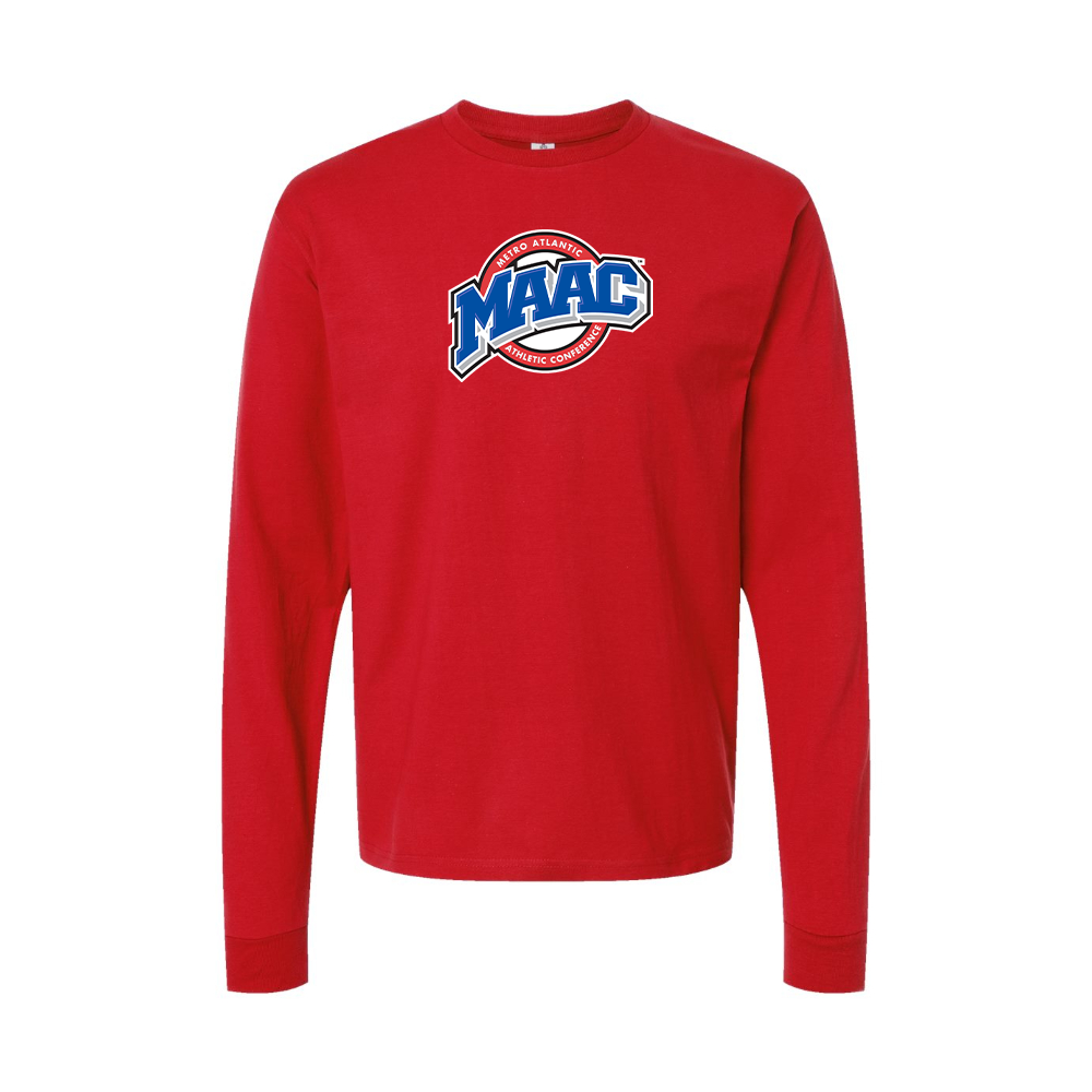 Men's Metro Atlantic Athletic Conference Logo Long Sleeve T-Shirt