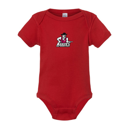 Aggies New Mexico State Logo  Rabbit Skins Infant Baby Rib Bodysuit