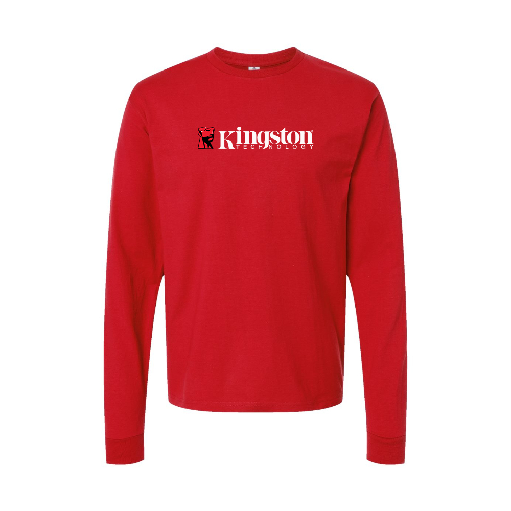 Youth Kingston Logo Cotton Long Sleeve T-Shirt