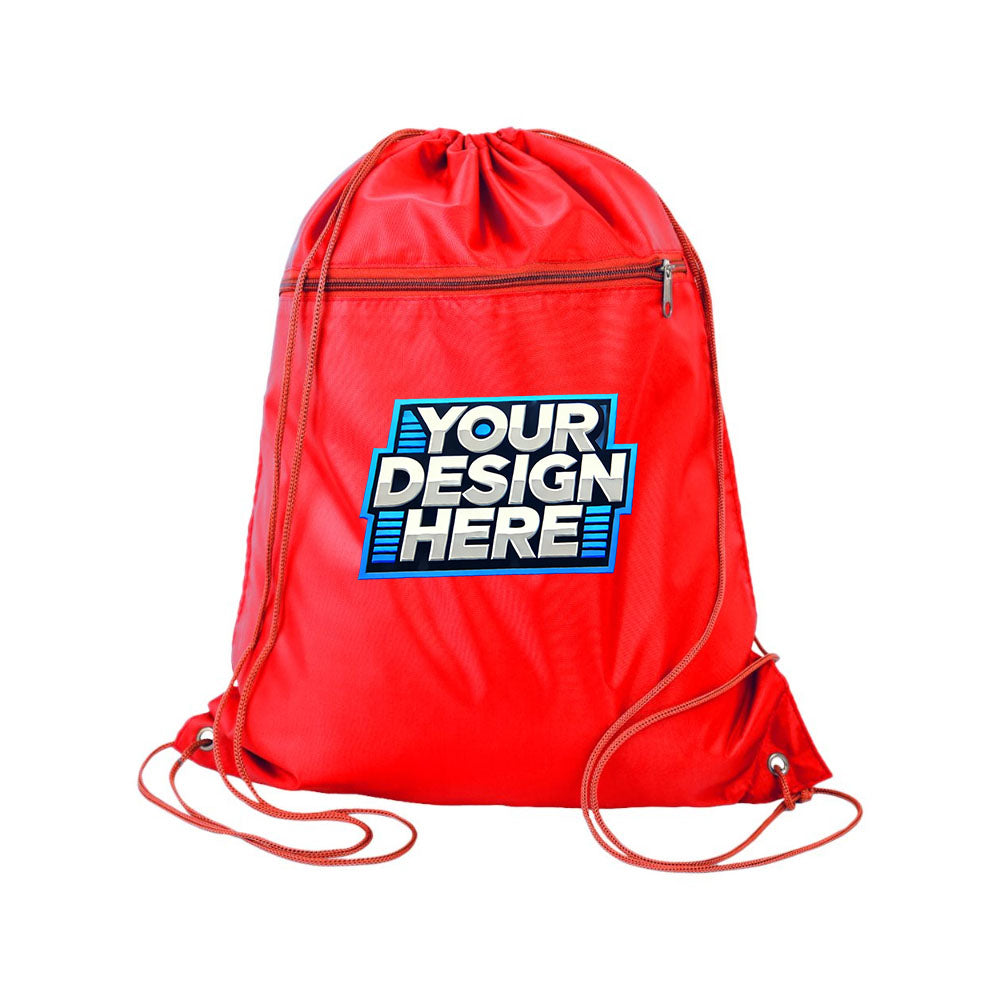 Customize - Q-Tees - Polyester Cinchpack - Q135200