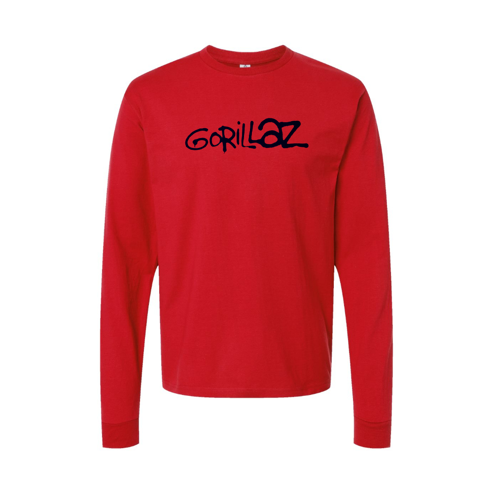 Men's Gorillaz Logo Long Sleeve T-Shirt