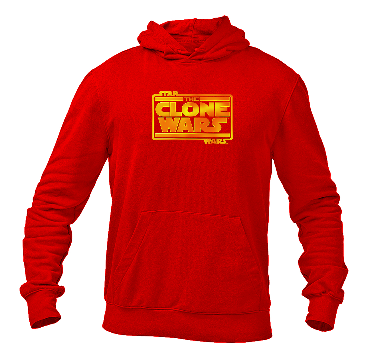 Men's The Clone wars Logo  Pullover Hoodie