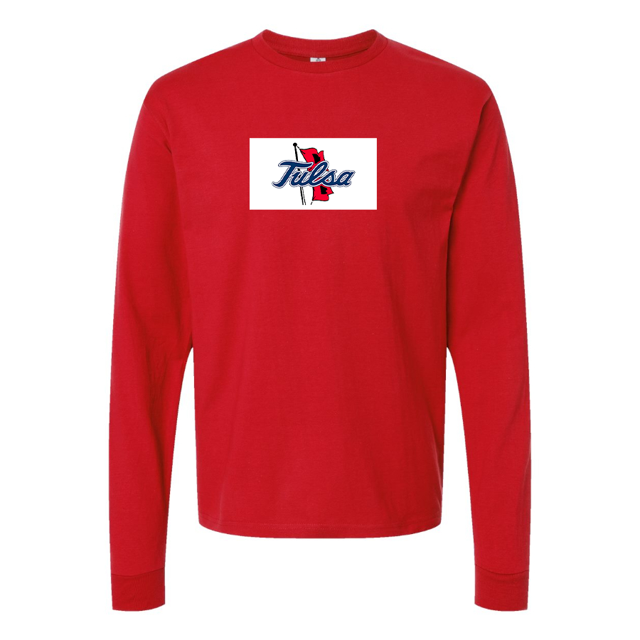 Youth Tulsa Golden Hurricane Logo Cotton Long Sleeve T-Shirt