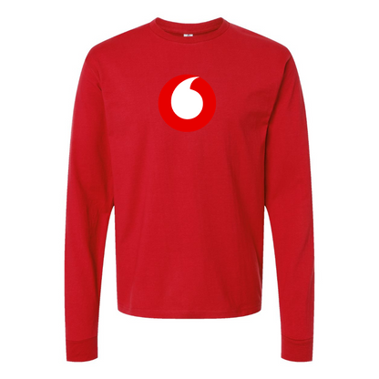 Men's Vodafone Logo Long Sleeve T-Shirt
