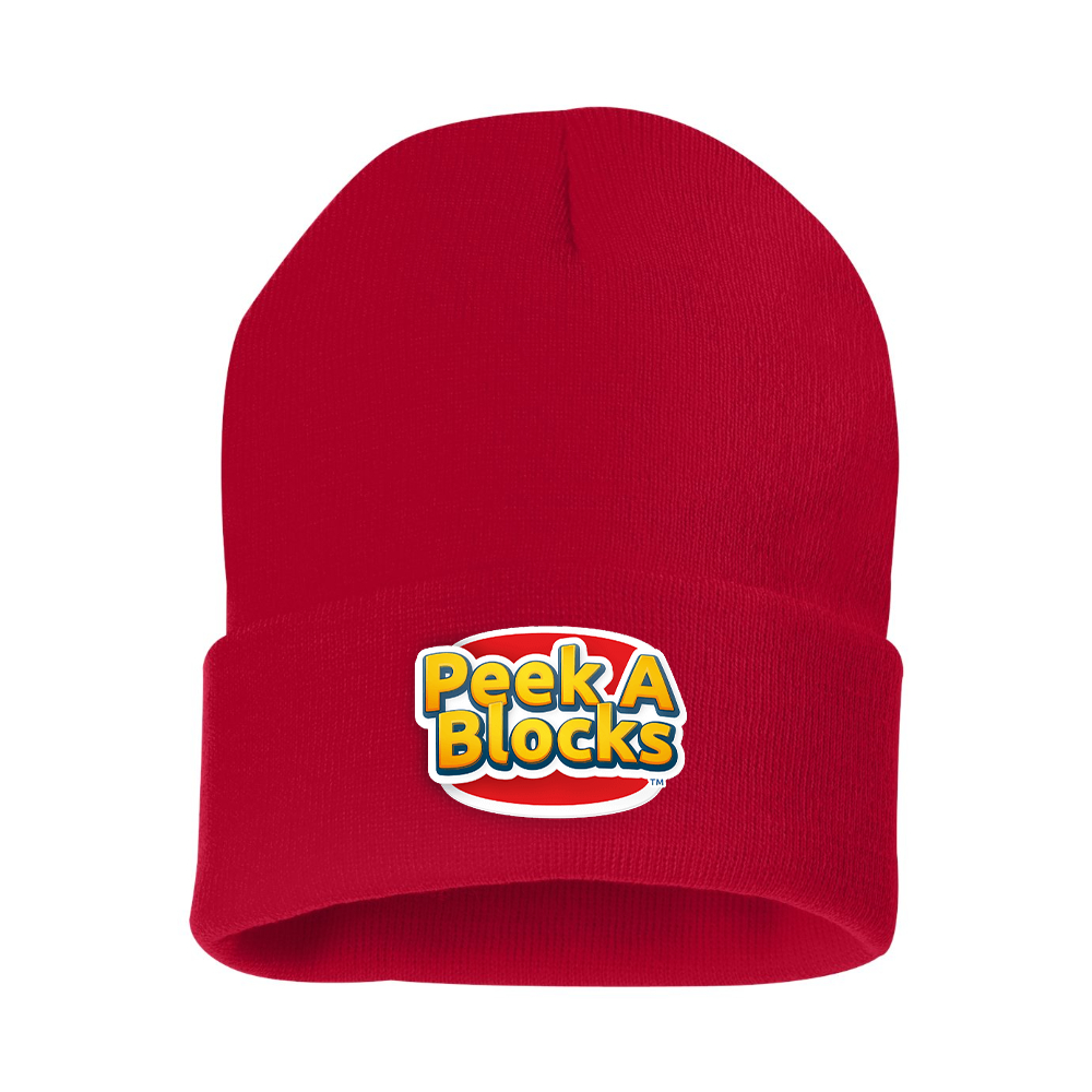 Peek A Blocks Logo Beanie Hat