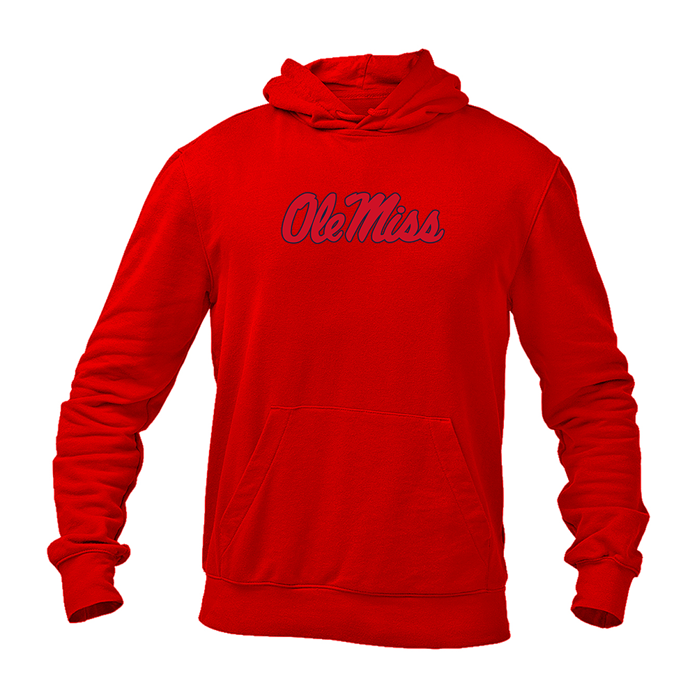 Men's Mississippi Rebels Logo Pullover Hoodie
