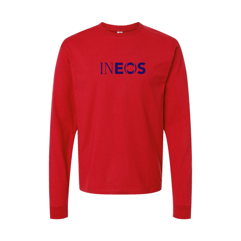 Youth INEOS Logo Cotton Long Sleeve T-Shirt