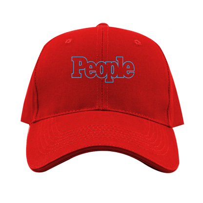 People Magazine Logo Dad Baseball Cap Hat