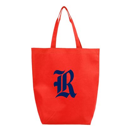 Rice Owls Logo Q-Tees Non-Woven Gusset Bottom Tote