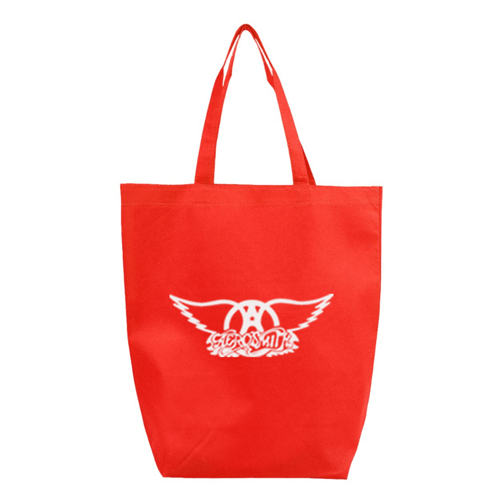 Aerosmith Logo Q-Tees Non-Woven Gusset Bottom Tote