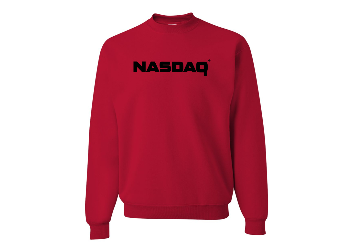 Men's Nasdaq Logo  JERZEES NuBlend Crewneck Sweatshirt