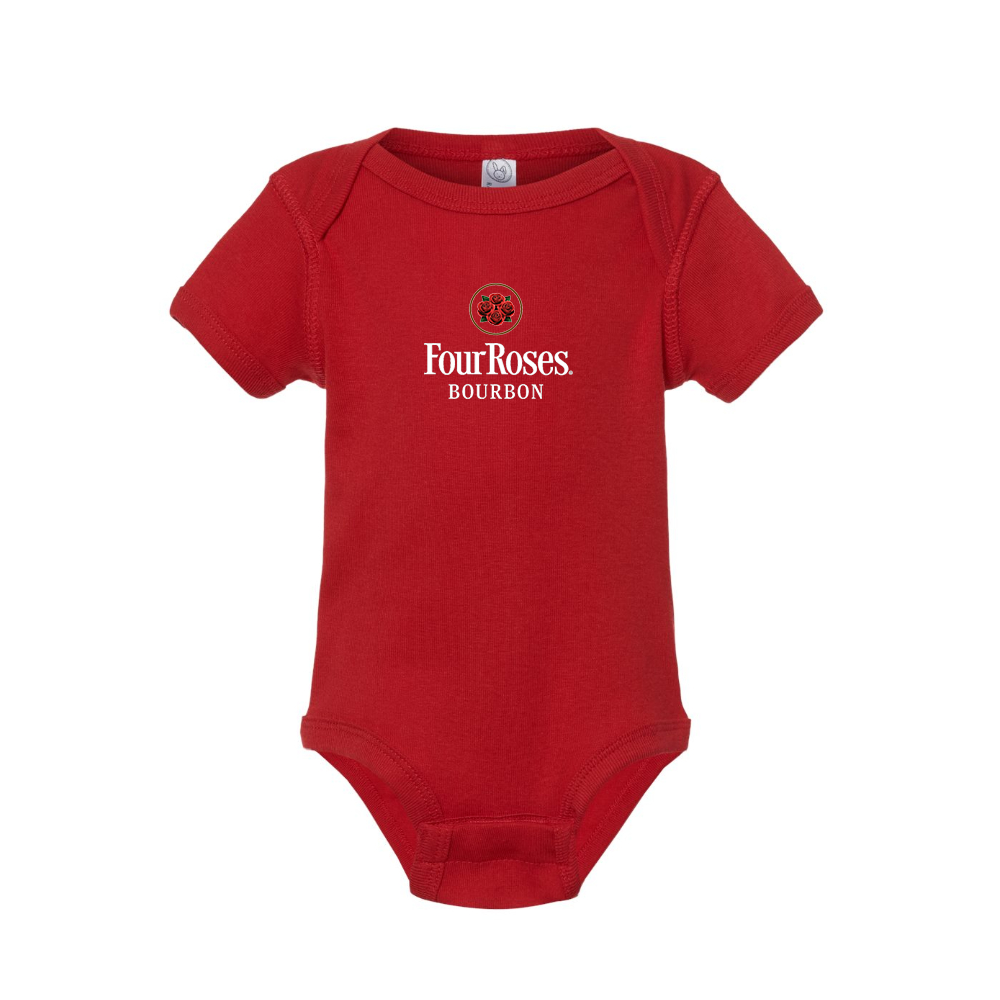 Four Roses Logo Baby Romper Onesie