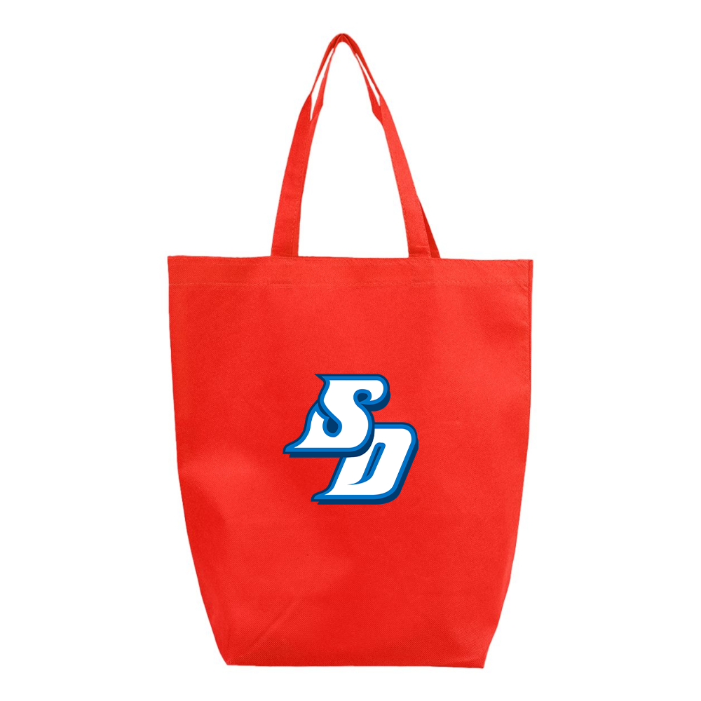 San Diego Toreros Logo Q-Tees Non-Woven Gusset Bottom Tote