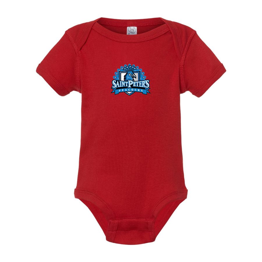 Saint Peters Peacocks Logo Baby Romper Onesie