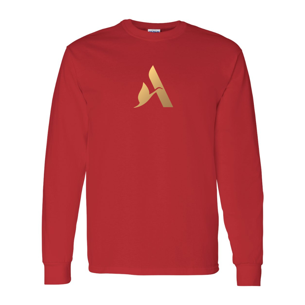 Men's Accor Golden Logo Gildan Heavy Cotton Long Sleeve T-Shirt