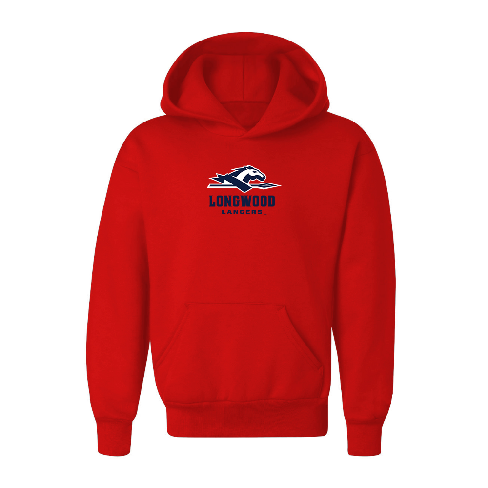 Youth Longwood Lancers Logo Pullover Hoodie
