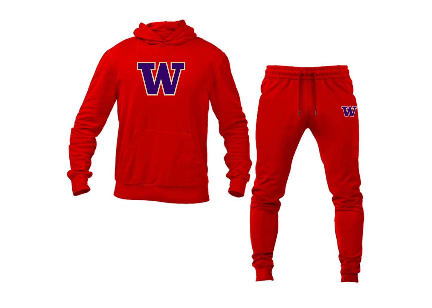 Men's Washington Huskies Hoodie Joggers Set