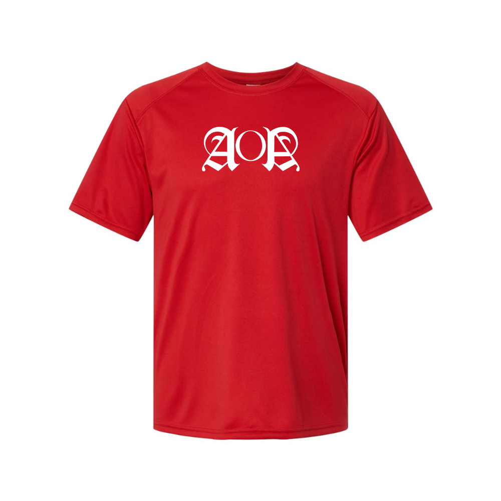 Men's AOA Logo Polyester T-Shirt