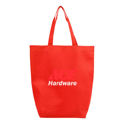 ACE Hardware Logo Q-Tees Non-Woven Gusset Bottom Tote