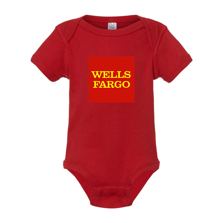 Wells Fargo Logo Baby Romper Onesie