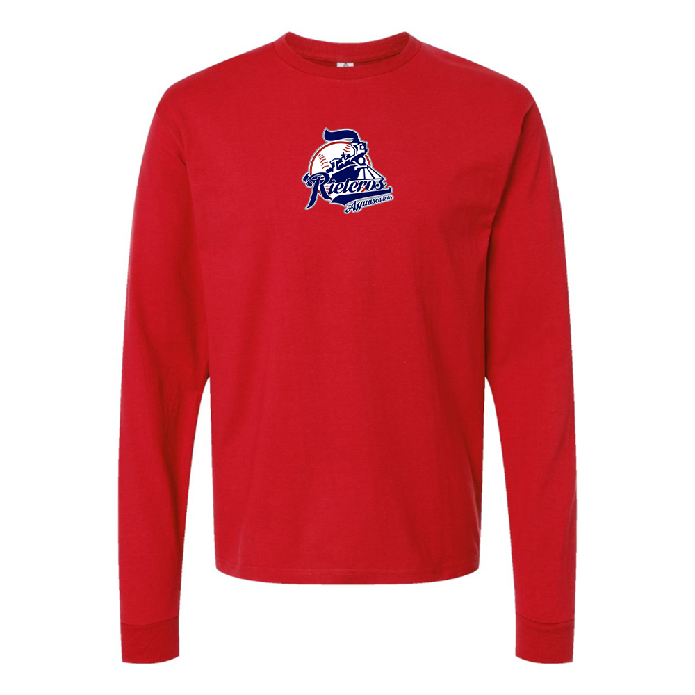 Men's Aguascalientes Rieleros Logo Long Sleeve T-Shirt