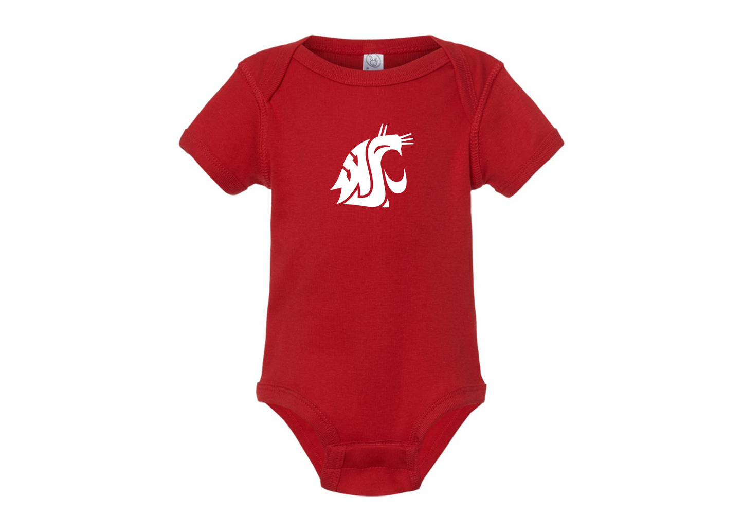 Washington State Cougars Rabbit Skins Infant Baby Rib Bodysuit