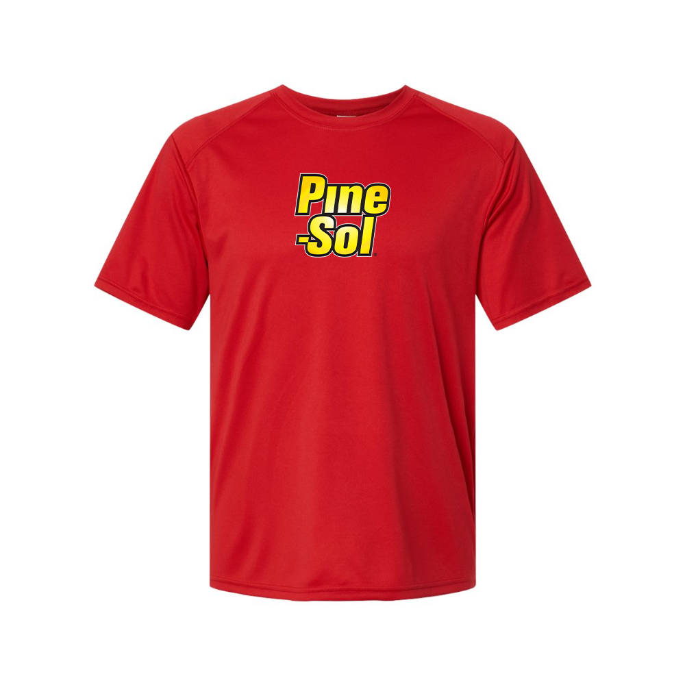 Men's Pine Sol Logo Polyester T-Shirt