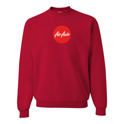 Men's Air Asia Logo  JERZEES NuBlend Crewneck Sweatshirt