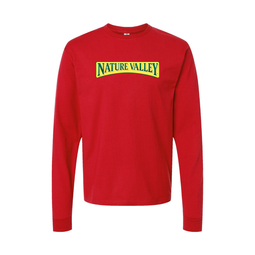 Youth Nature Valley Logo Cotton Long Sleeve T-Shirt