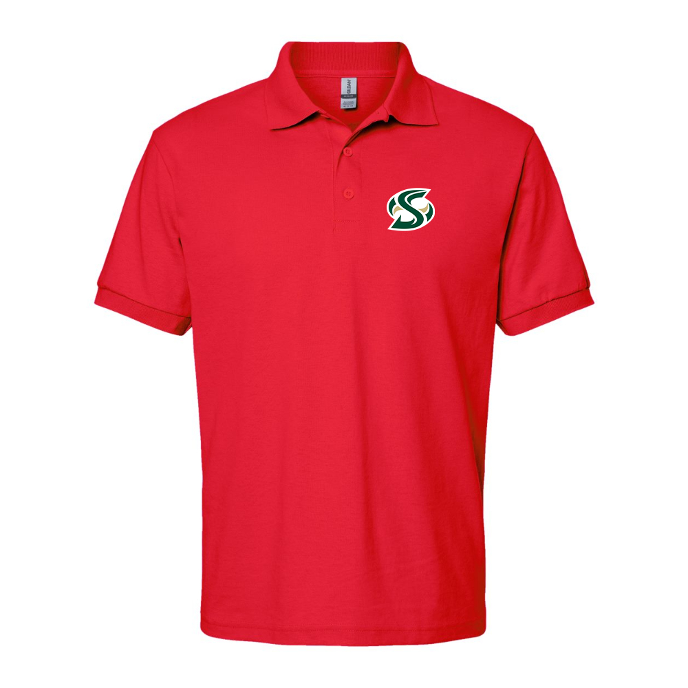 Men's Sacramento State Hornets Logo  Gildan Dry Blend Jersey Polo