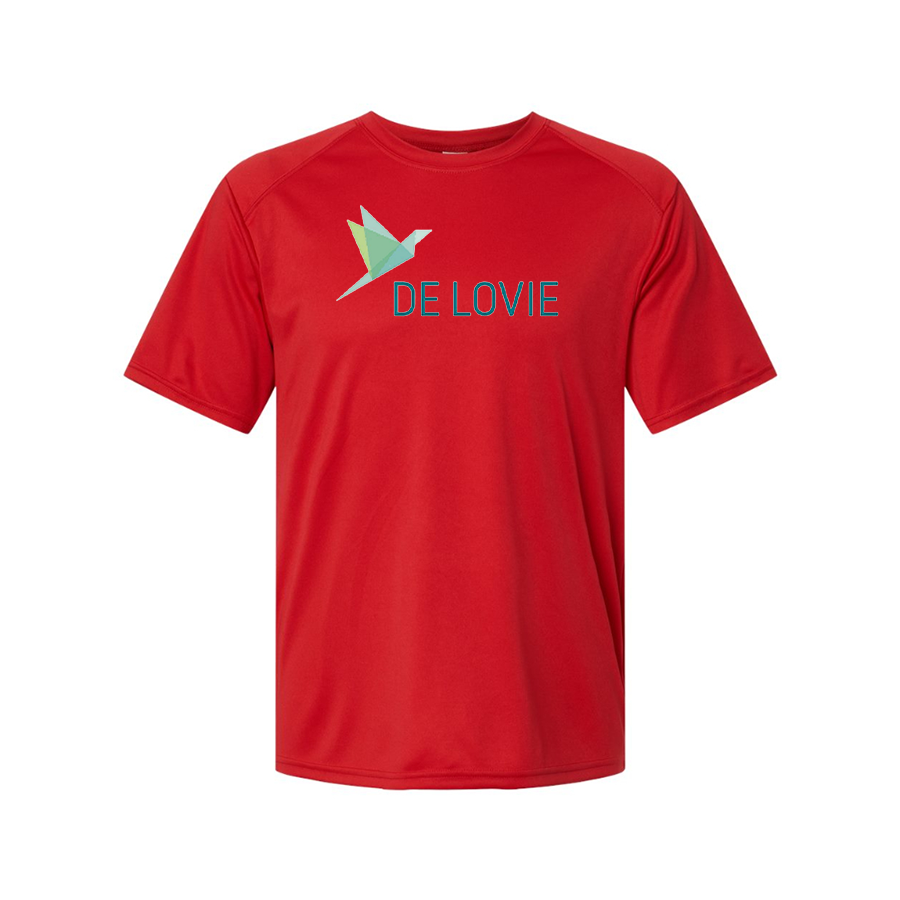 Men's De Lovie Logo Polyester T-Shirt