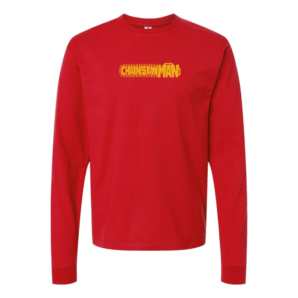 Men's Chainsaw Man Logo Long Sleeve T-Shirt