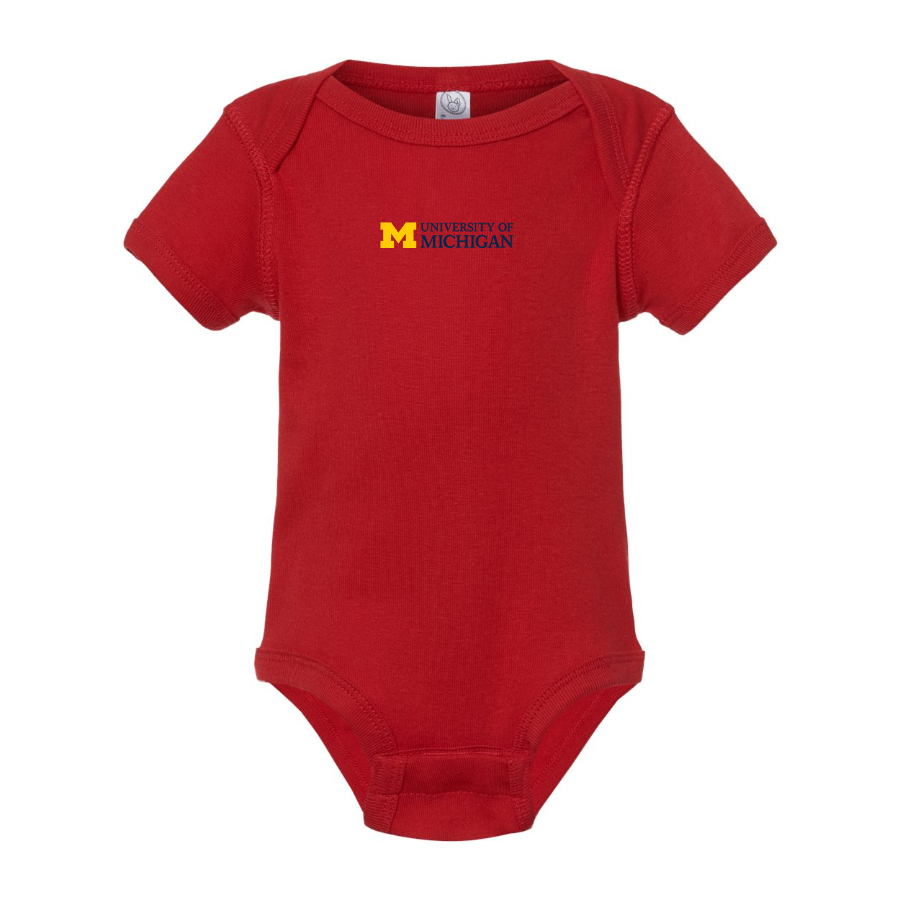 University of Michigan Logo Baby Romper Onesie