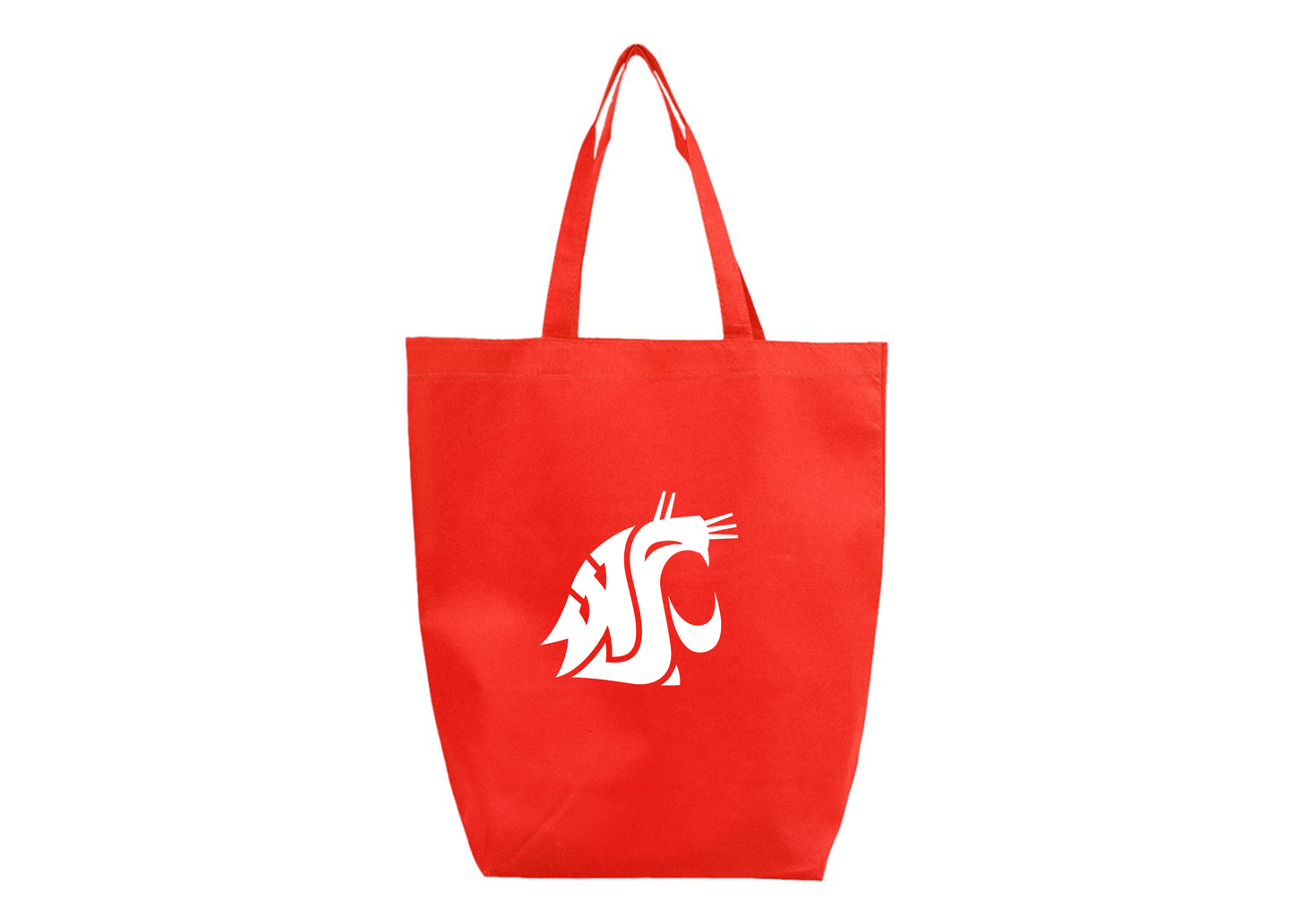 Washington State Cougars Q-Tees Non-Woven Gusset Bottom Tote