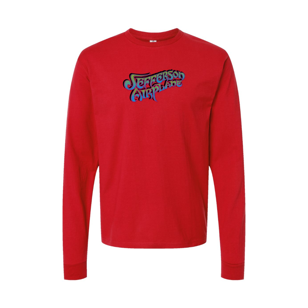 Youth Jefferson Airplane Logo Cotton Long Sleeve T-Shirt
