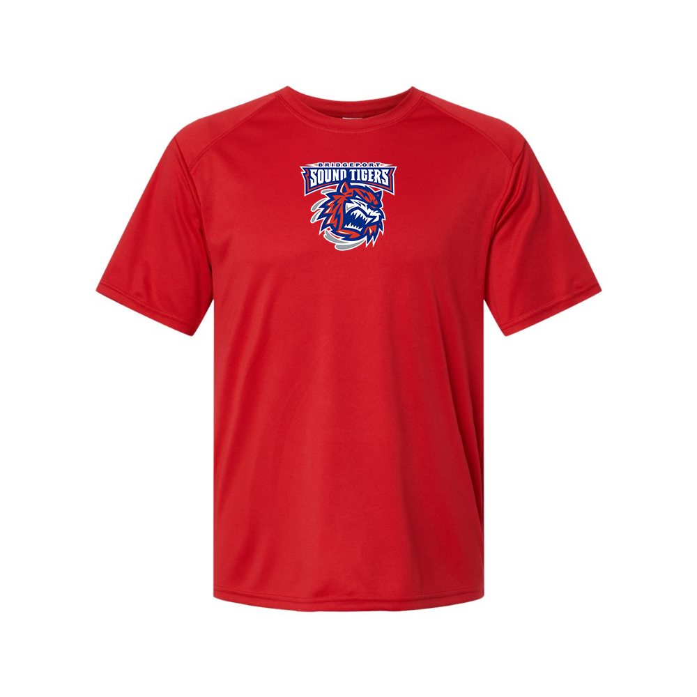 Men's Bridgeport Sound Tigers Logo Polyester T-Shirt