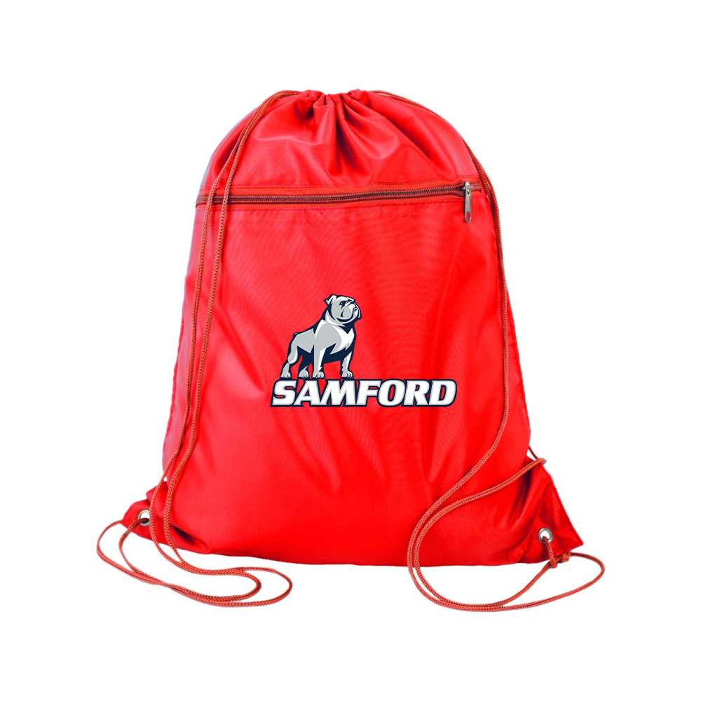 Samford Bulldogs Logo Q-Tees - Polyester Cinchpack