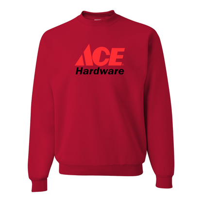 Men's ACE Hardware Logo  JERZEES NuBlend Crewneck Sweatshirt