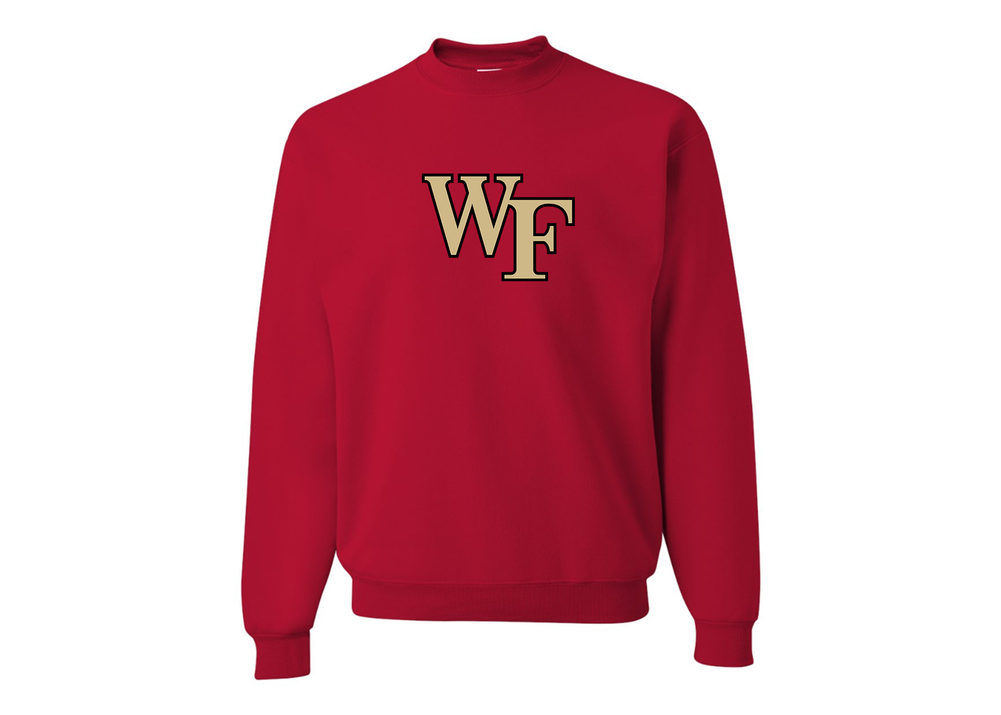 Men's Wake Forest Demon Deacons JERZEES NuBlend Crewneck Sweatshirt