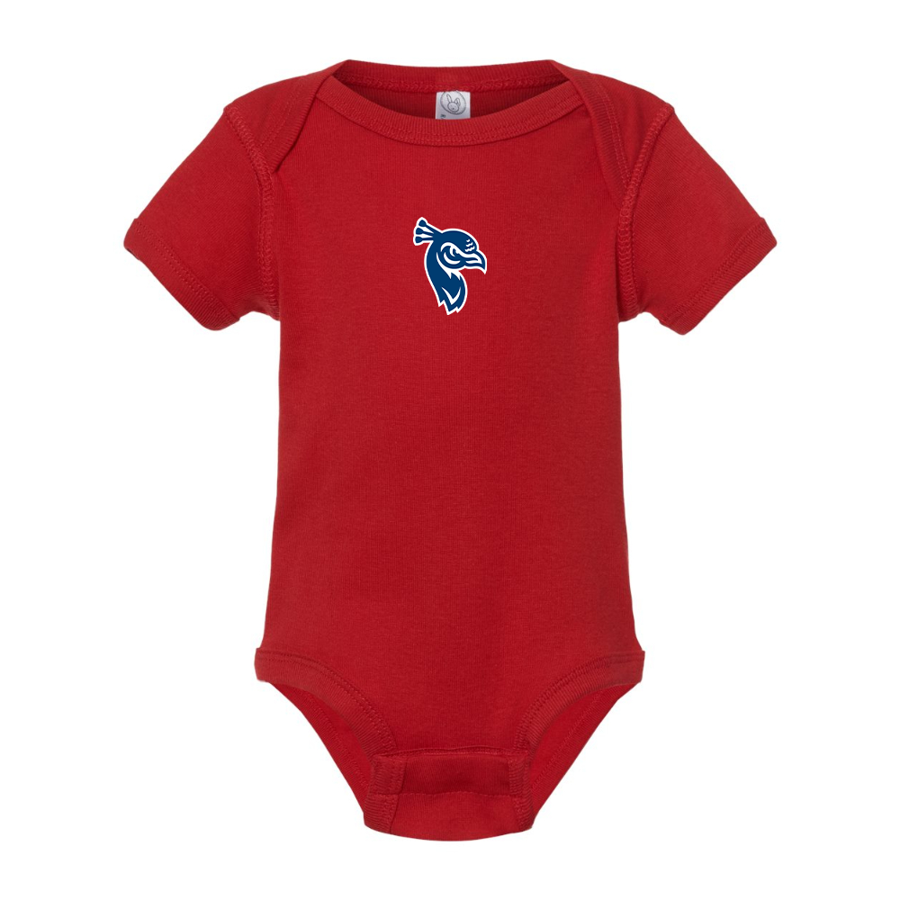 Saint Peters Peacocks Logo  Rabbit Skins Infant Baby Rib Bodysuit